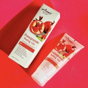 ১ পিস  POMEGRANATE PEELING GEL সাথে ১ পিস প্রিমিয়াম স্যাফরন গোট মিল্ক সোপ ফ্রি